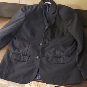 Cat & Jack Boys Navy Dress Coat